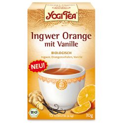 Yogi Tee Ingwer Orange mit Vanille